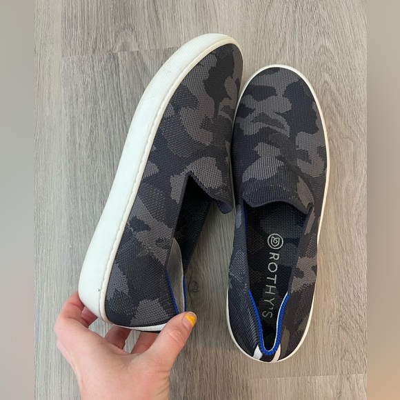 ROTHY'S The Original Slip On Sneaker CAMO 9.5 - Picture 4 of 13